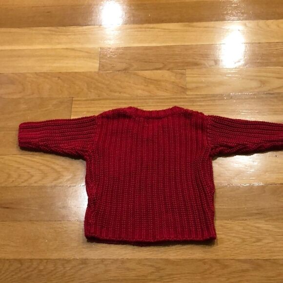 Old Navy 12-18M Red Sweater - Picture 2 of 6
